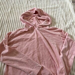 juicy couture hoodie pink y2k pullover cropped medium